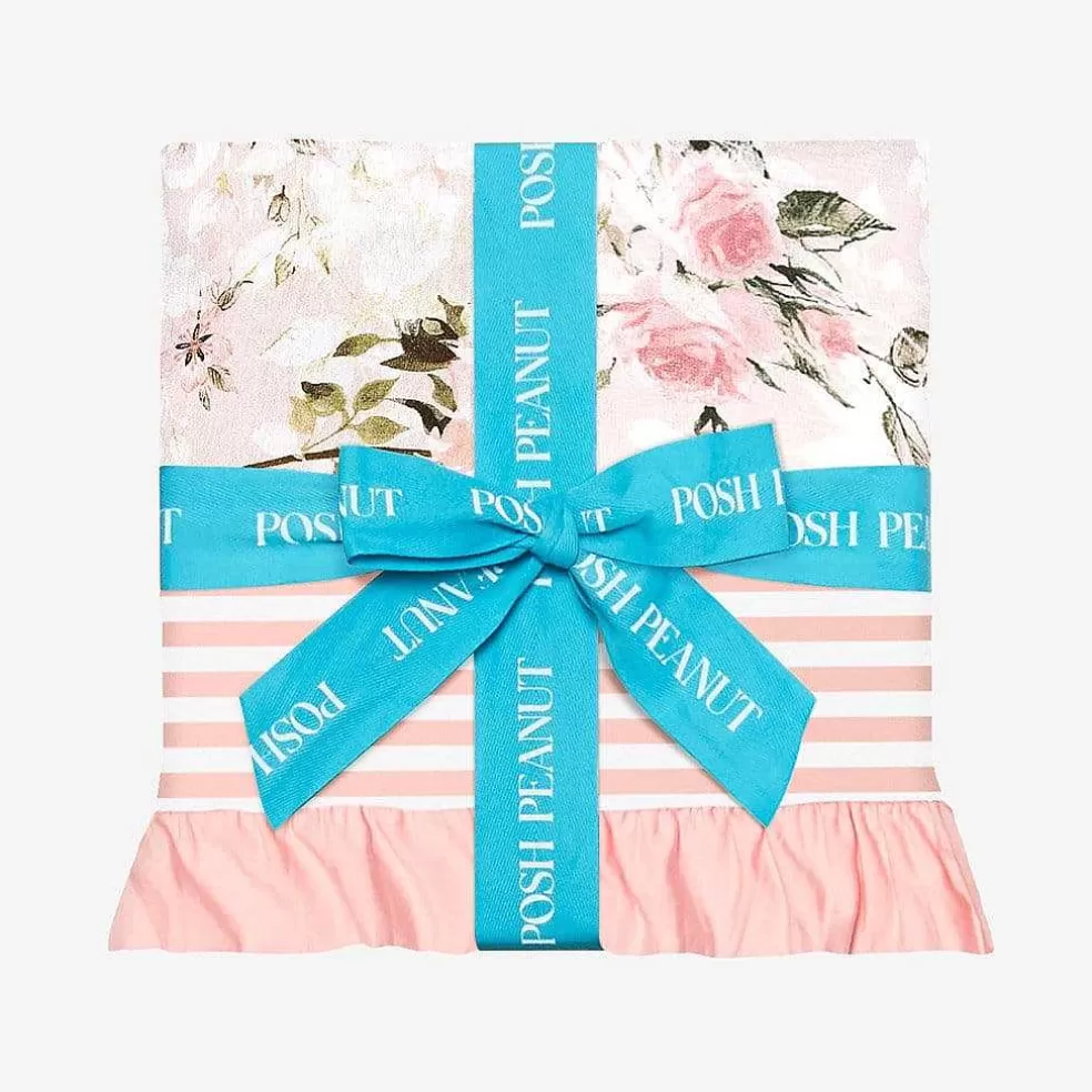 Posh Peanut Ruffled Luxe Patoo® Blanket Clearance