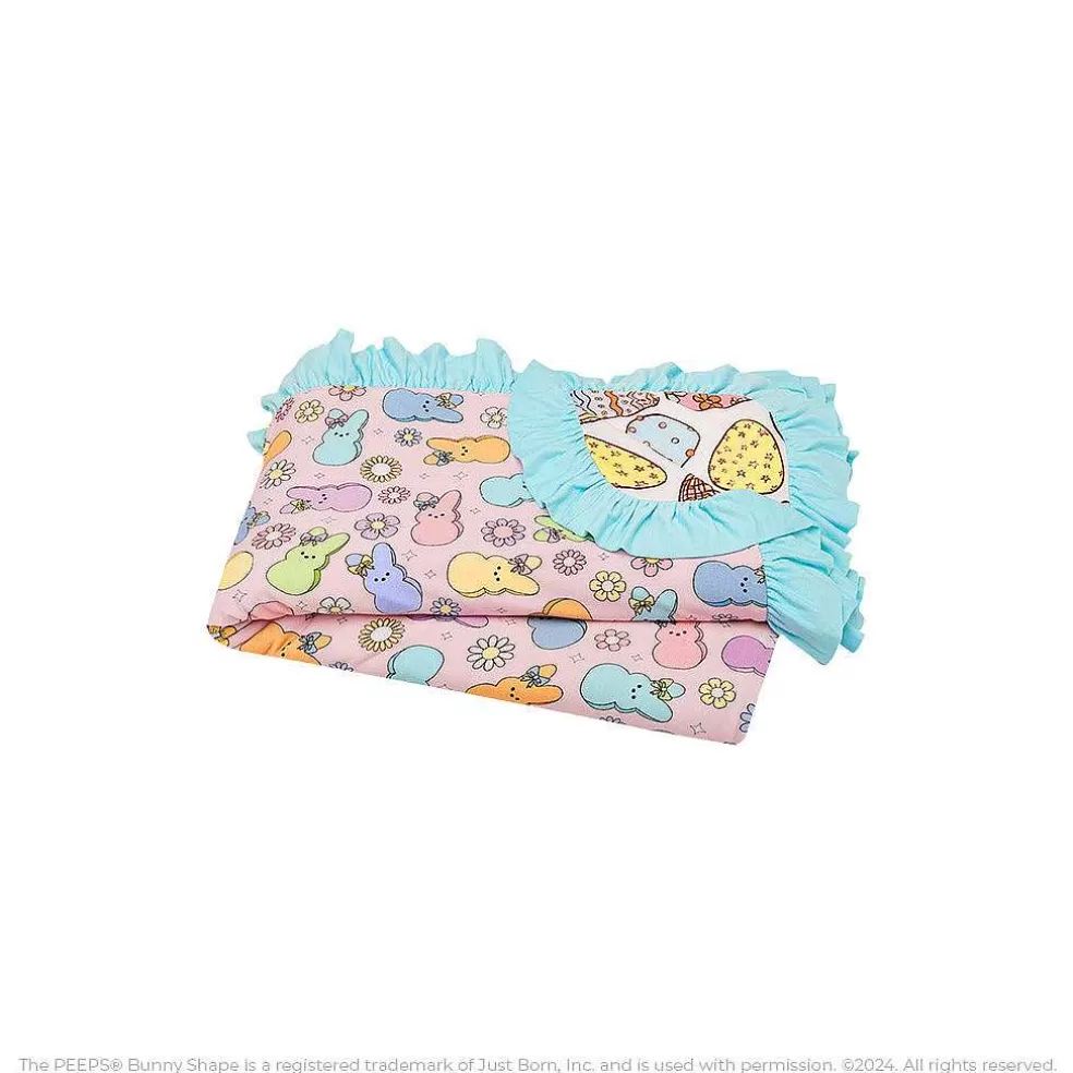 Posh Peanut Ruffled Luxe Patoo® Blanket Fashion