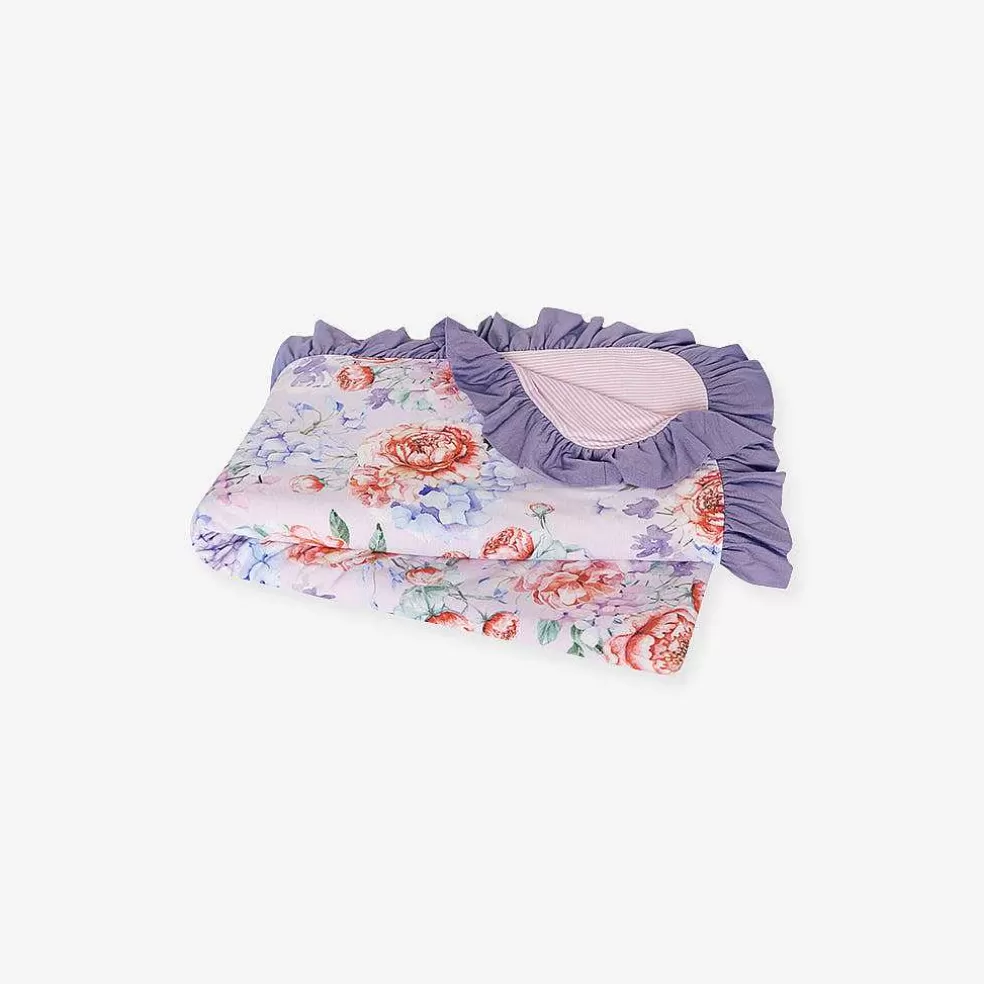 Posh Peanut Ruffled Luxe Patoo® Blanket Flash Sale