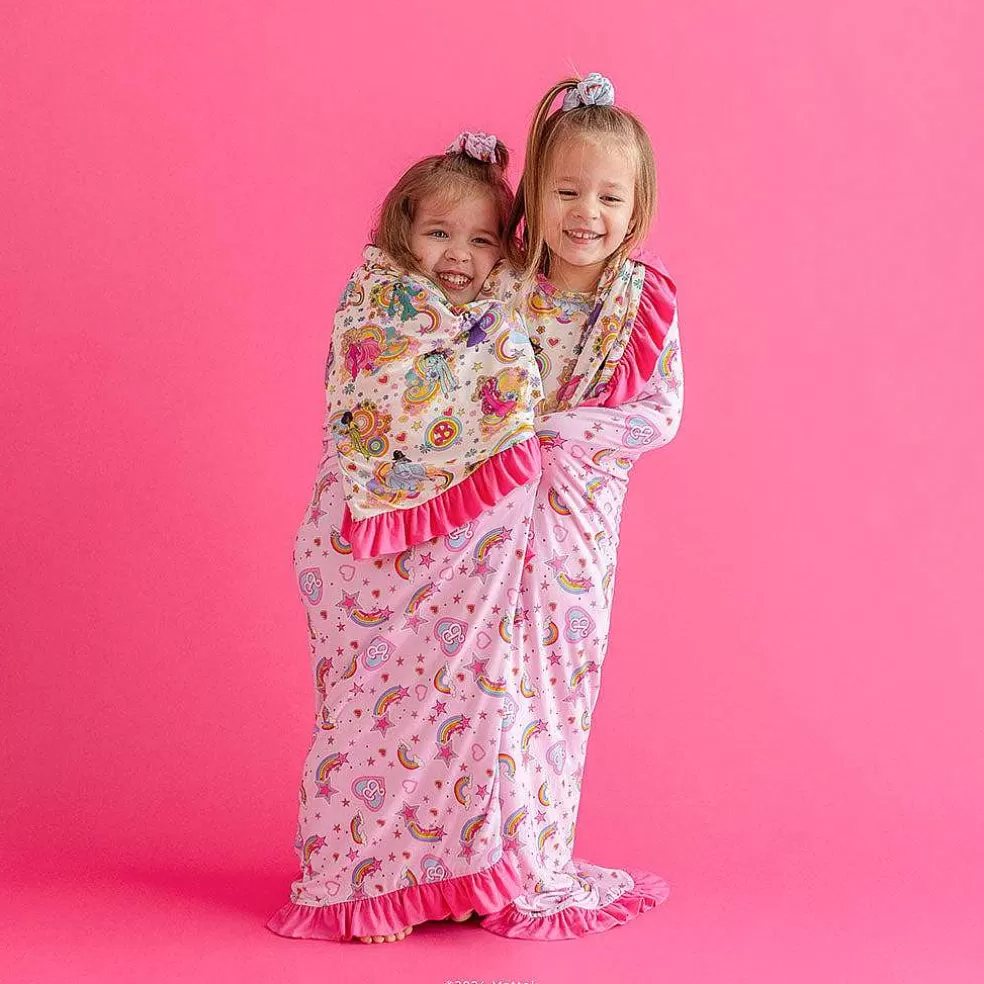Posh Peanut Ruffled Luxe Patoo® Blanket Online