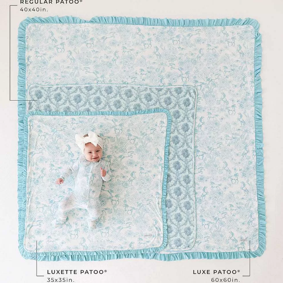 Posh Peanut Ruffled Luxette Patoo® Blanket Cheap