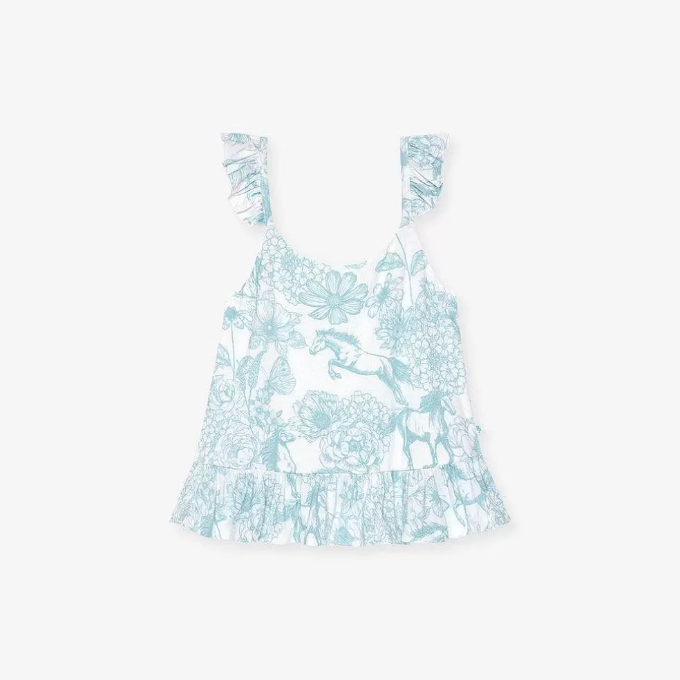 Posh Peanut Ruffled Tank Fashion