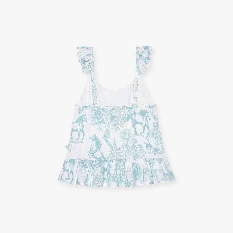 Posh Peanut Ruffled Tank Fashion