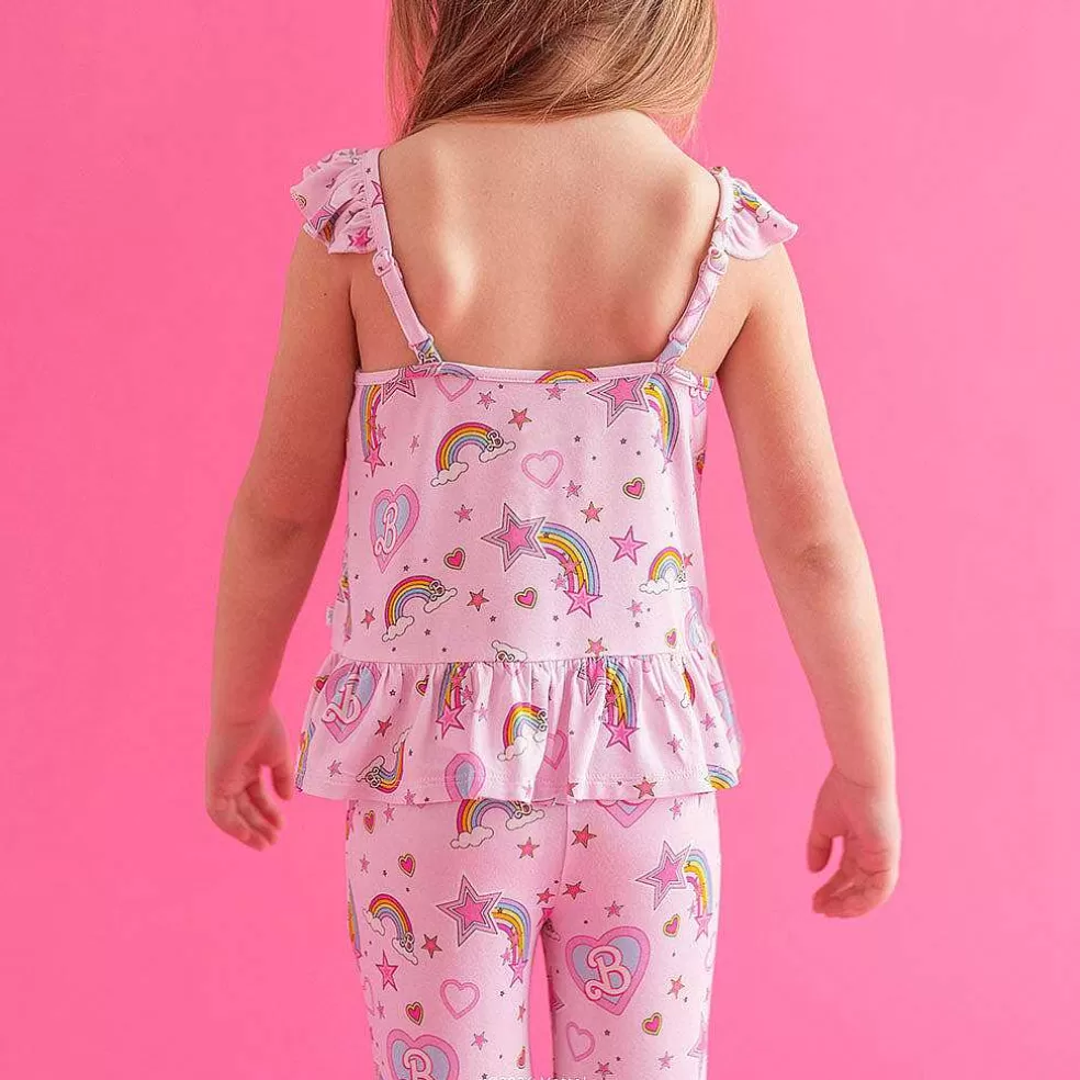 Posh Peanut Ruffled Tank Discount