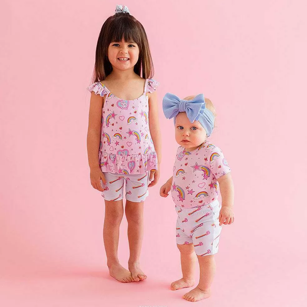Posh Peanut Ruffled Tank Discount