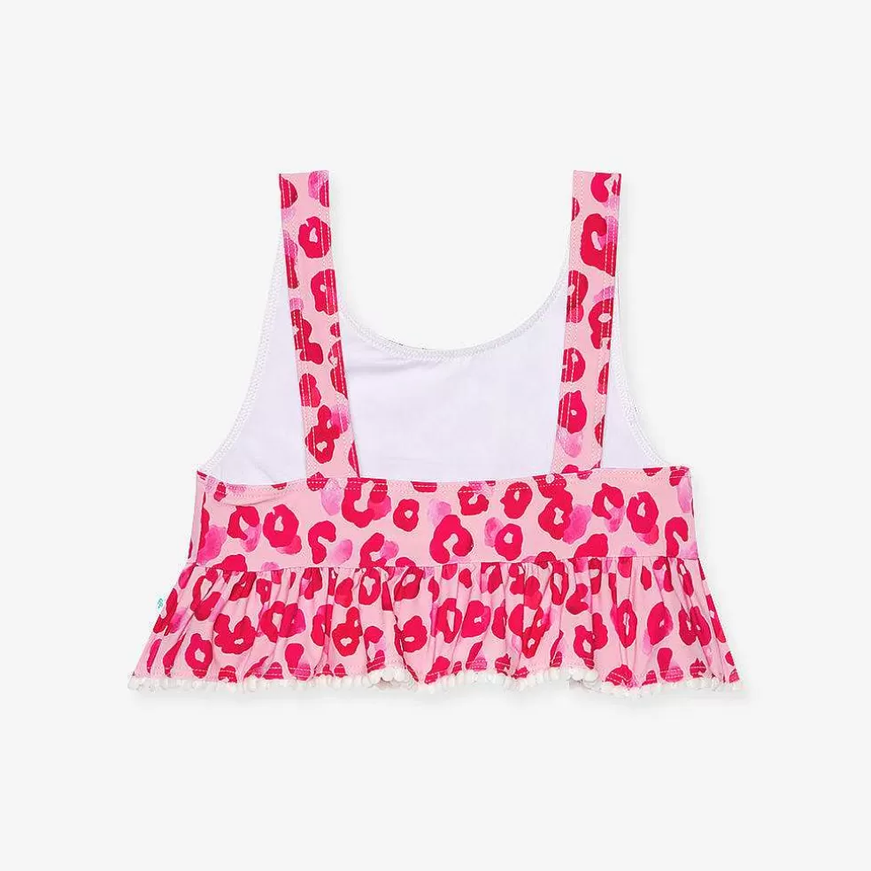 Posh Peanut Ruffled Tankini Two Piece Swimsuit Best Sale