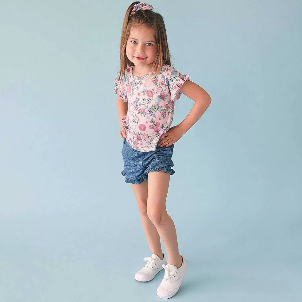 Posh Peanut Ruffled Tee Cheap