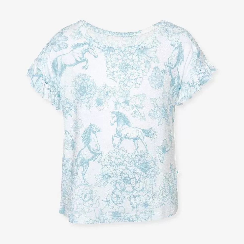 Posh Peanut Ruffled Tee Sale