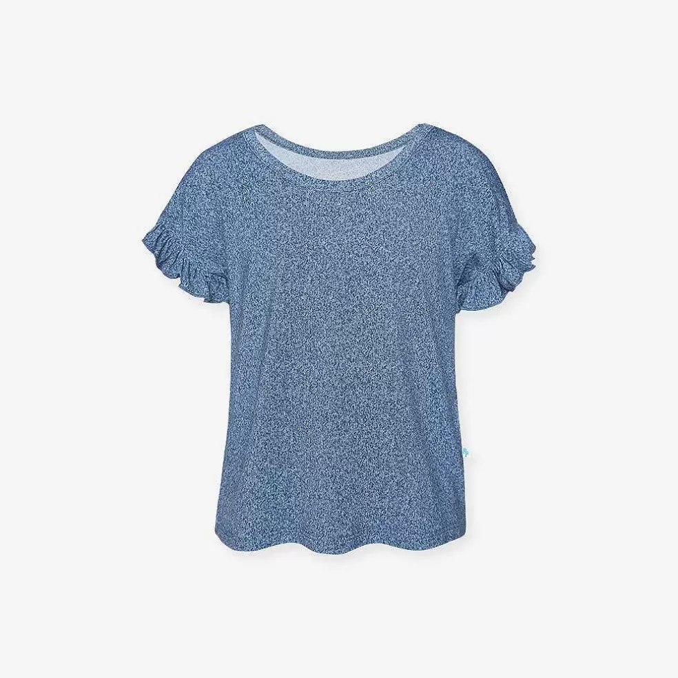 Posh Peanut Ruffled Tee Cheap