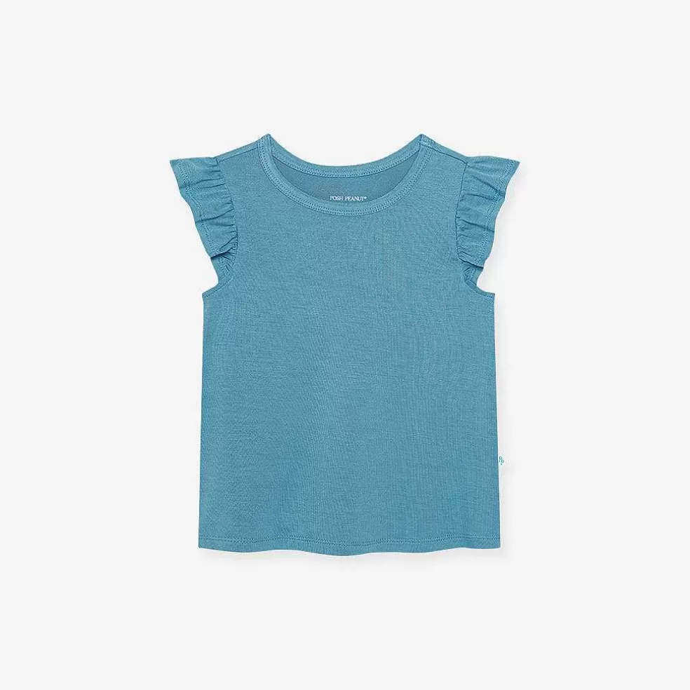 Posh Peanut Ruffled Tee Fashion
