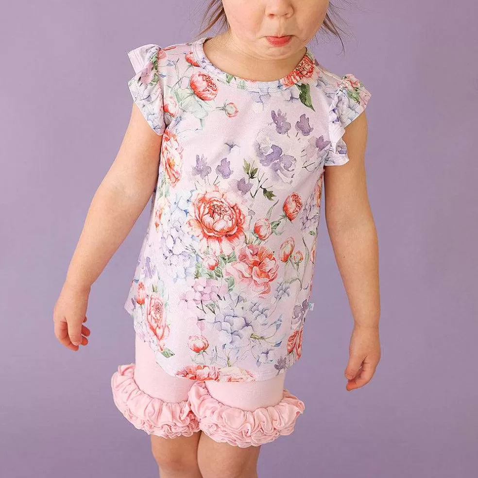 Posh Peanut Ruffled Tee Cheap