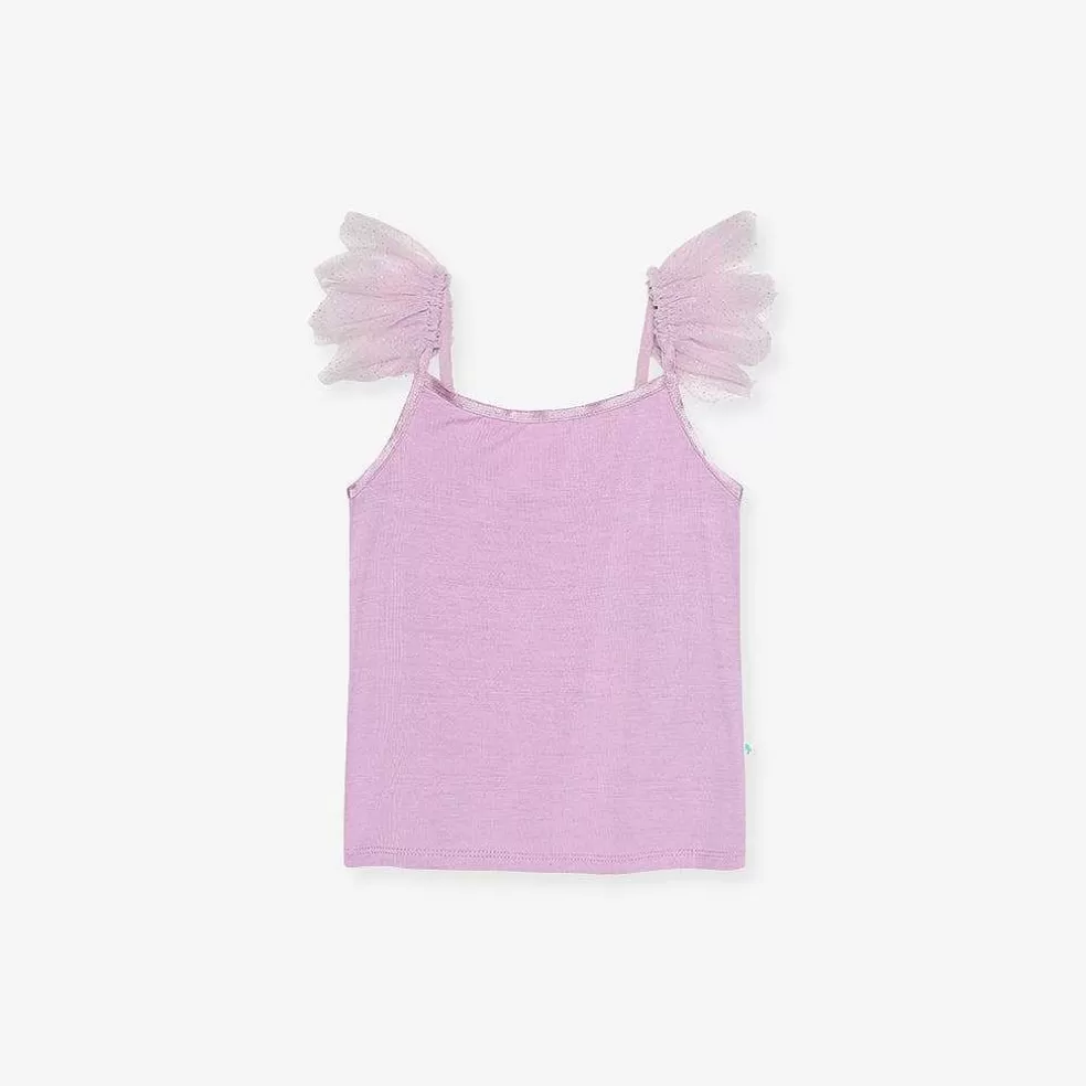 Posh Peanut Ruffled Tulle Cami Sale