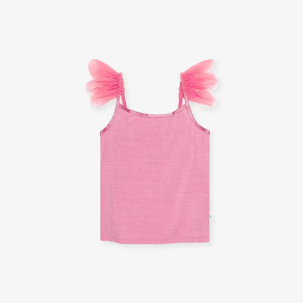 Posh Peanut Ruffled Tulle Cami Flash Sale
