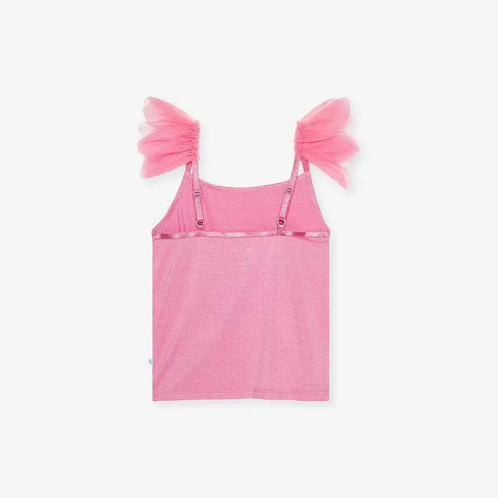 Posh Peanut Ruffled Tulle Cami Flash Sale