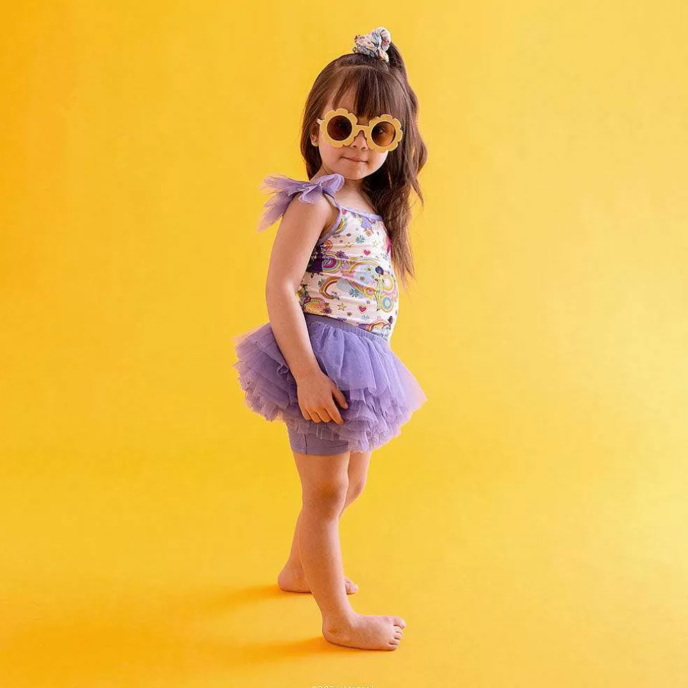 Posh Peanut Ruffled Tulle Cami Sale