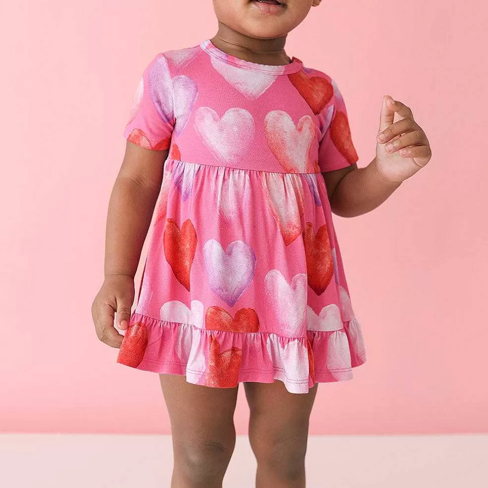 Posh Peanut Ruffled Twirl Bodysuit Dress Best