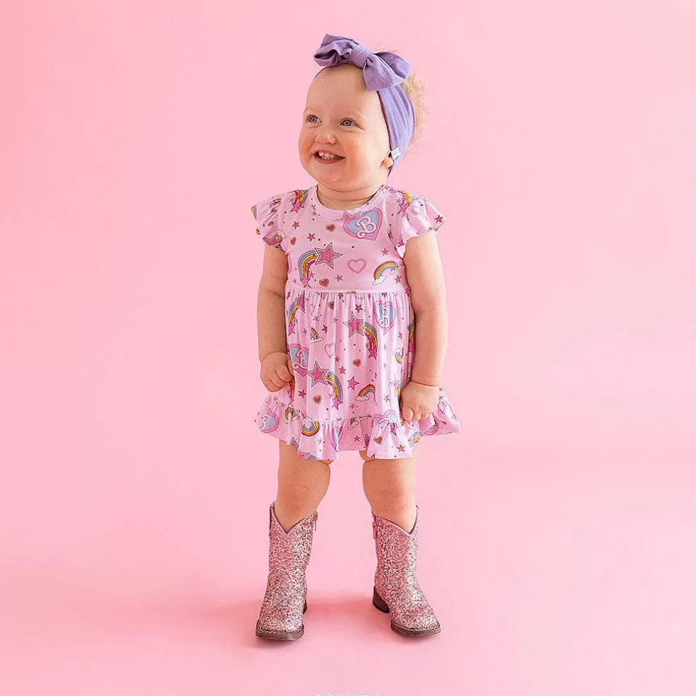 Posh Peanut Ruffled Twirl Bodysuit Dress Hot