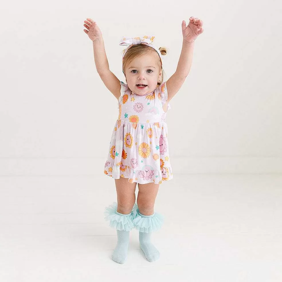Posh Peanut Ruffled Twirl Bodysuit Dress Hot