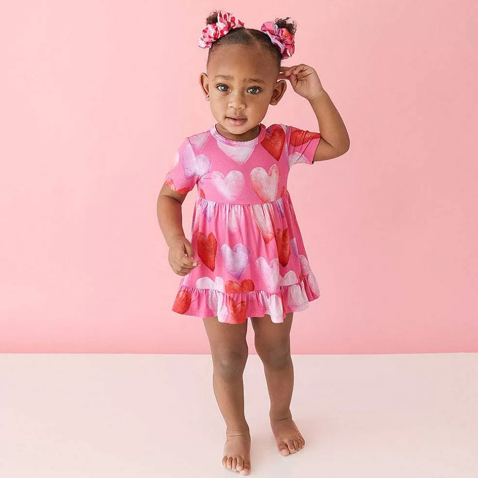 Posh Peanut Ruffled Twirl Bodysuit Dress Best
