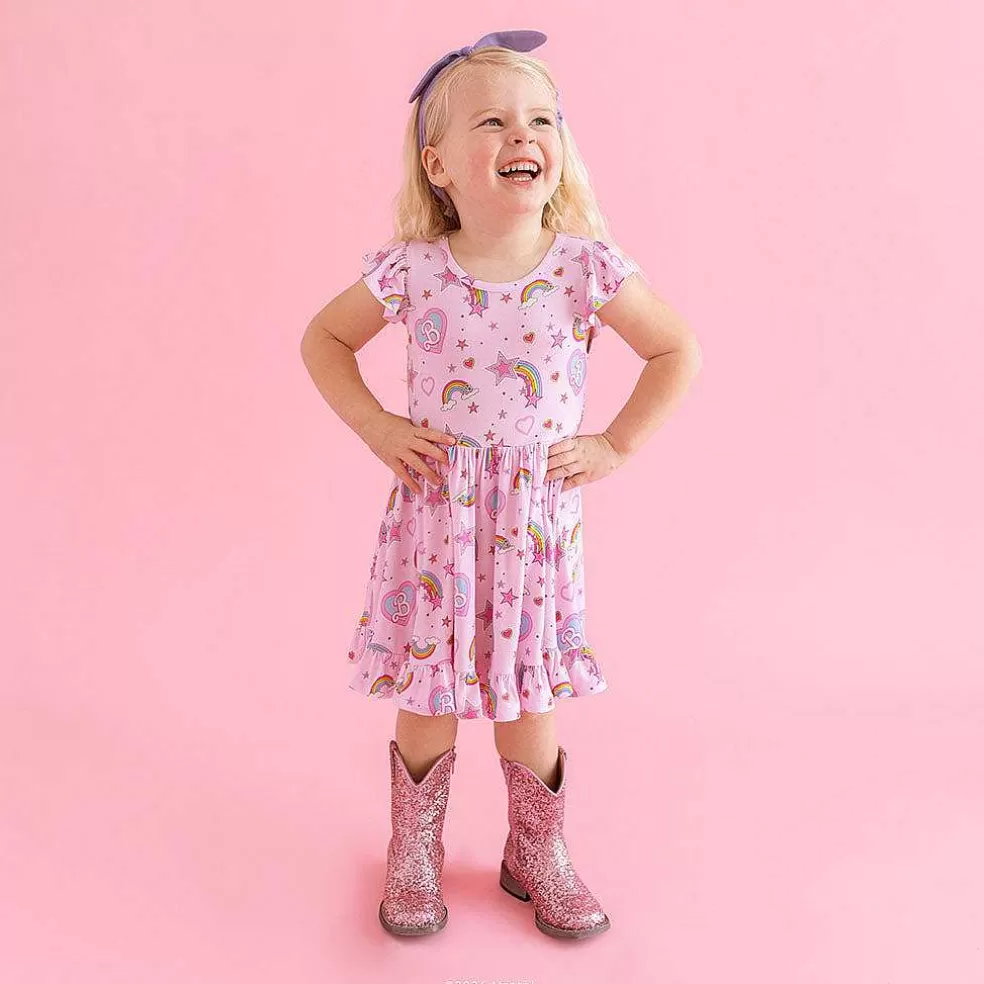 Posh Peanut Ruffled Twirl Dress Cheap
