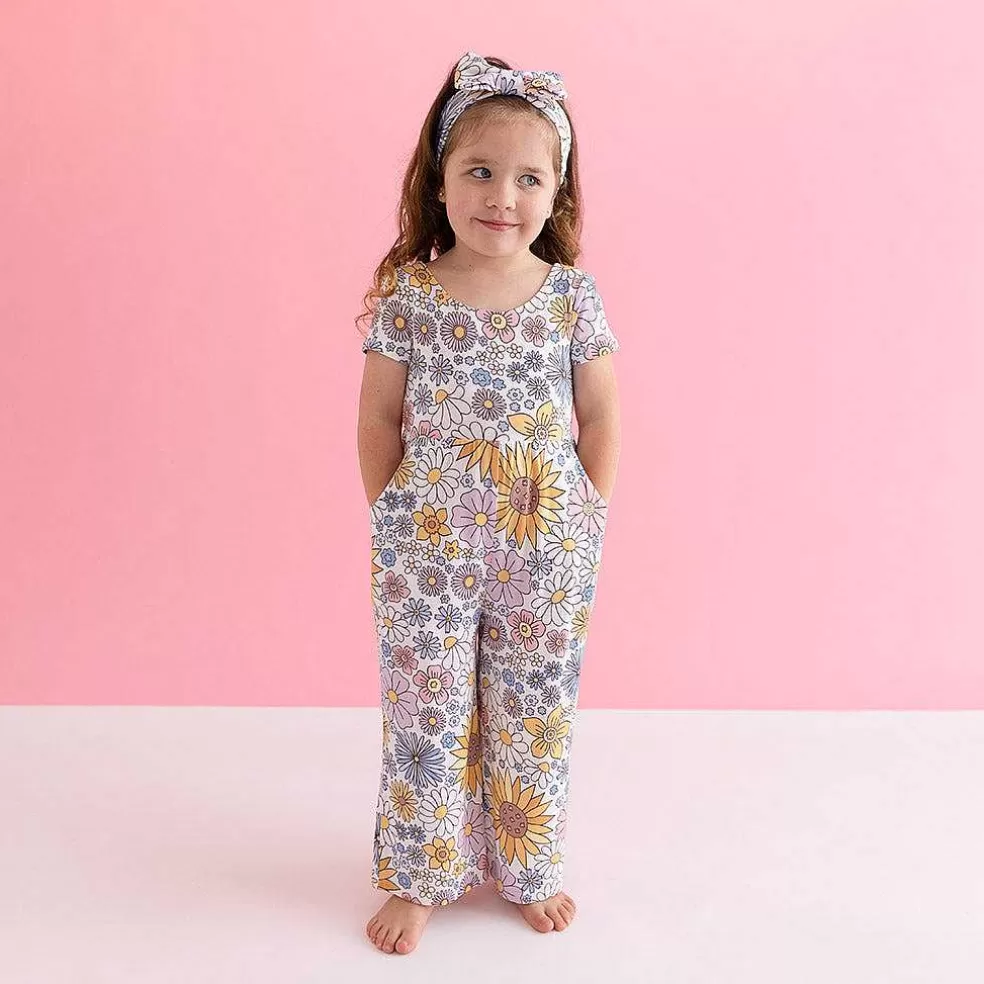 Posh Peanut Scoop Back Jumpsuit New