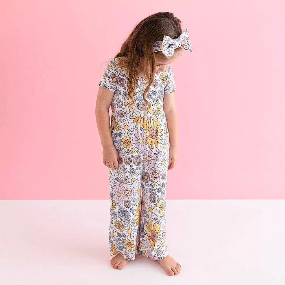 Posh Peanut Scoop Back Jumpsuit New