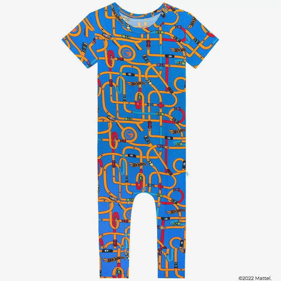 Posh Peanut Short Sleeve Romper Shop