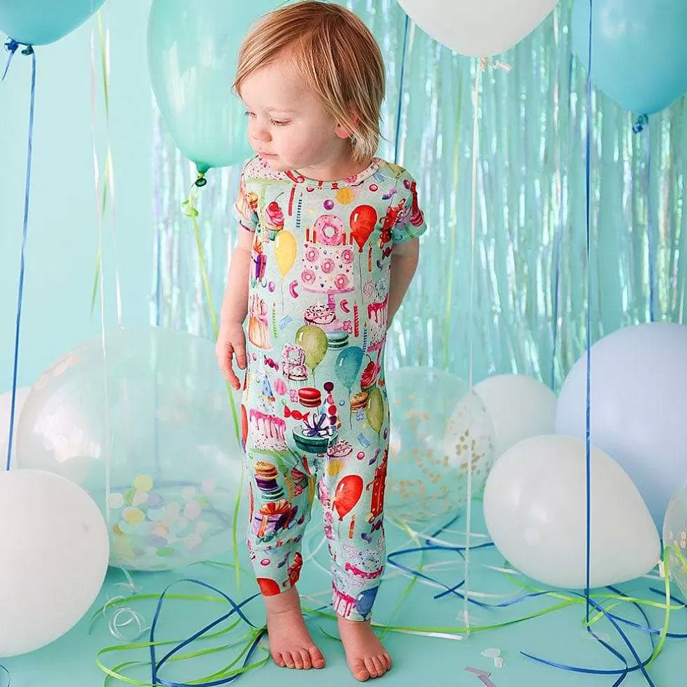 Posh Peanut Short Sleeve Romper Best Sale