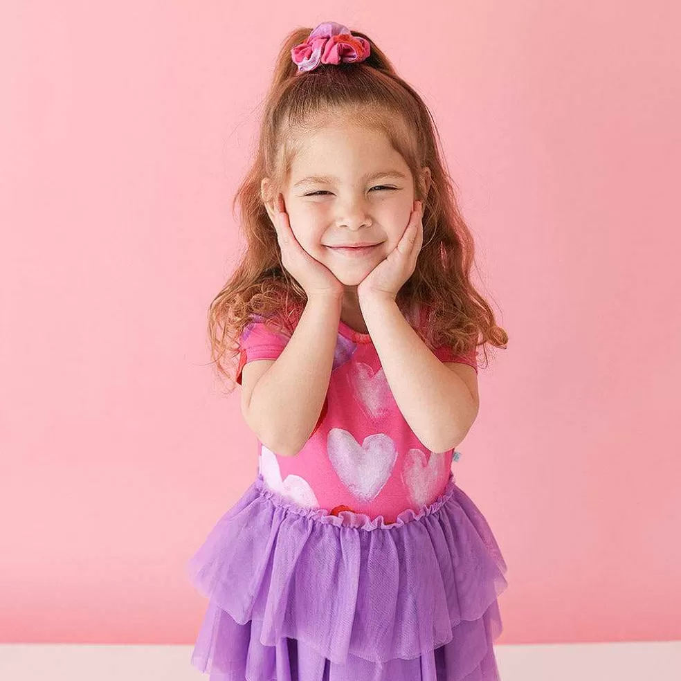 Posh Peanut Short Sleeve Tulle Dress Fashion