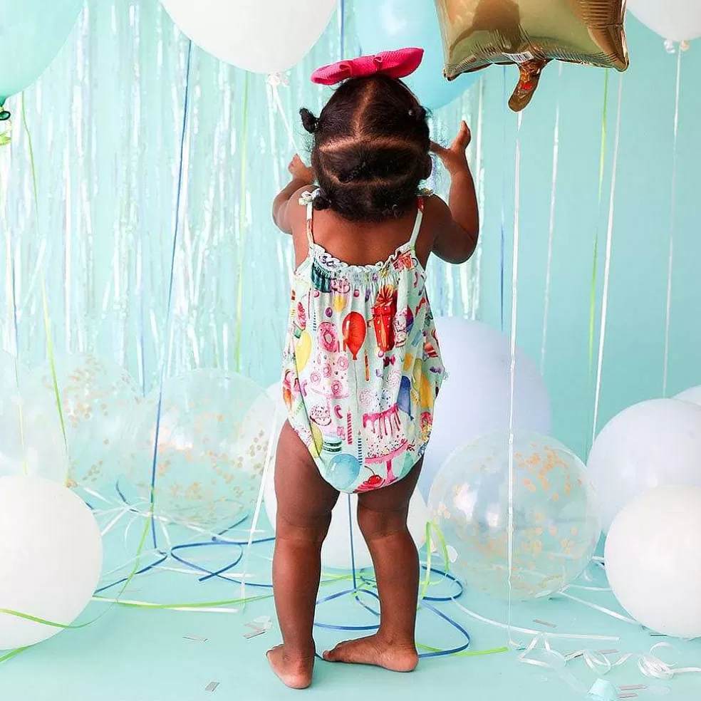 Posh Peanut Sleeveless Bubble Romper Best
