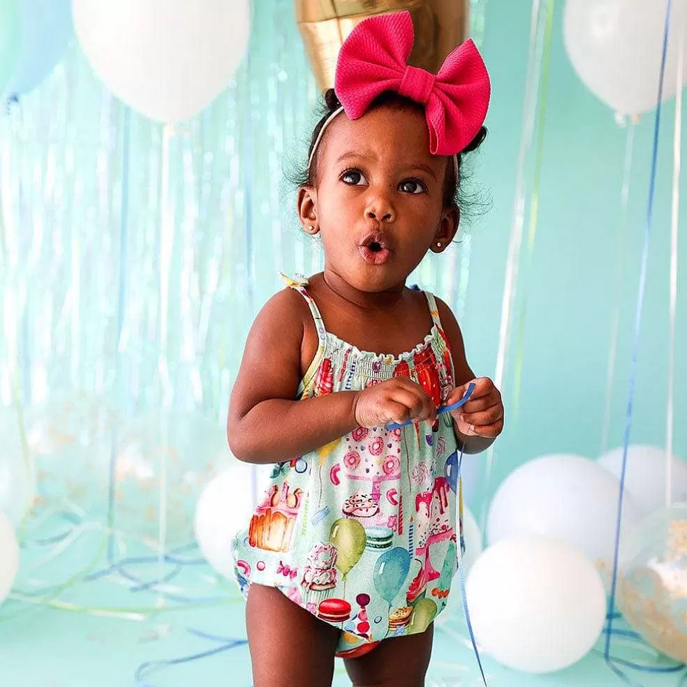 Posh Peanut Sleeveless Bubble Romper Best