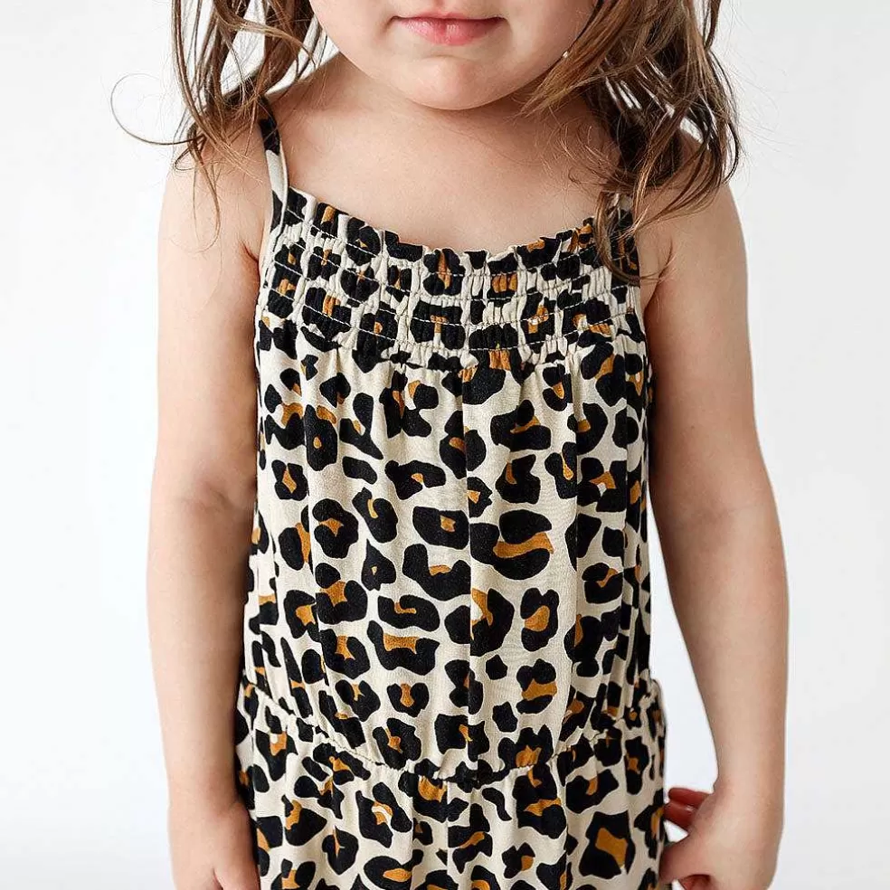 Posh Peanut Sleeveless Smocked Jumpsuit Sale