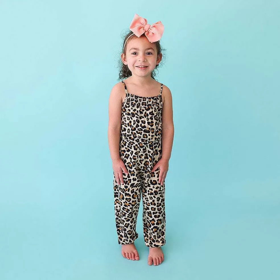 Posh Peanut Sleeveless Smocked Jumpsuit Sale