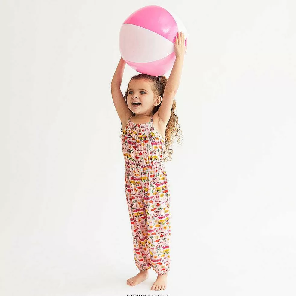 Posh Peanut Sleeveless Smocked Jumpsuit Fashion
