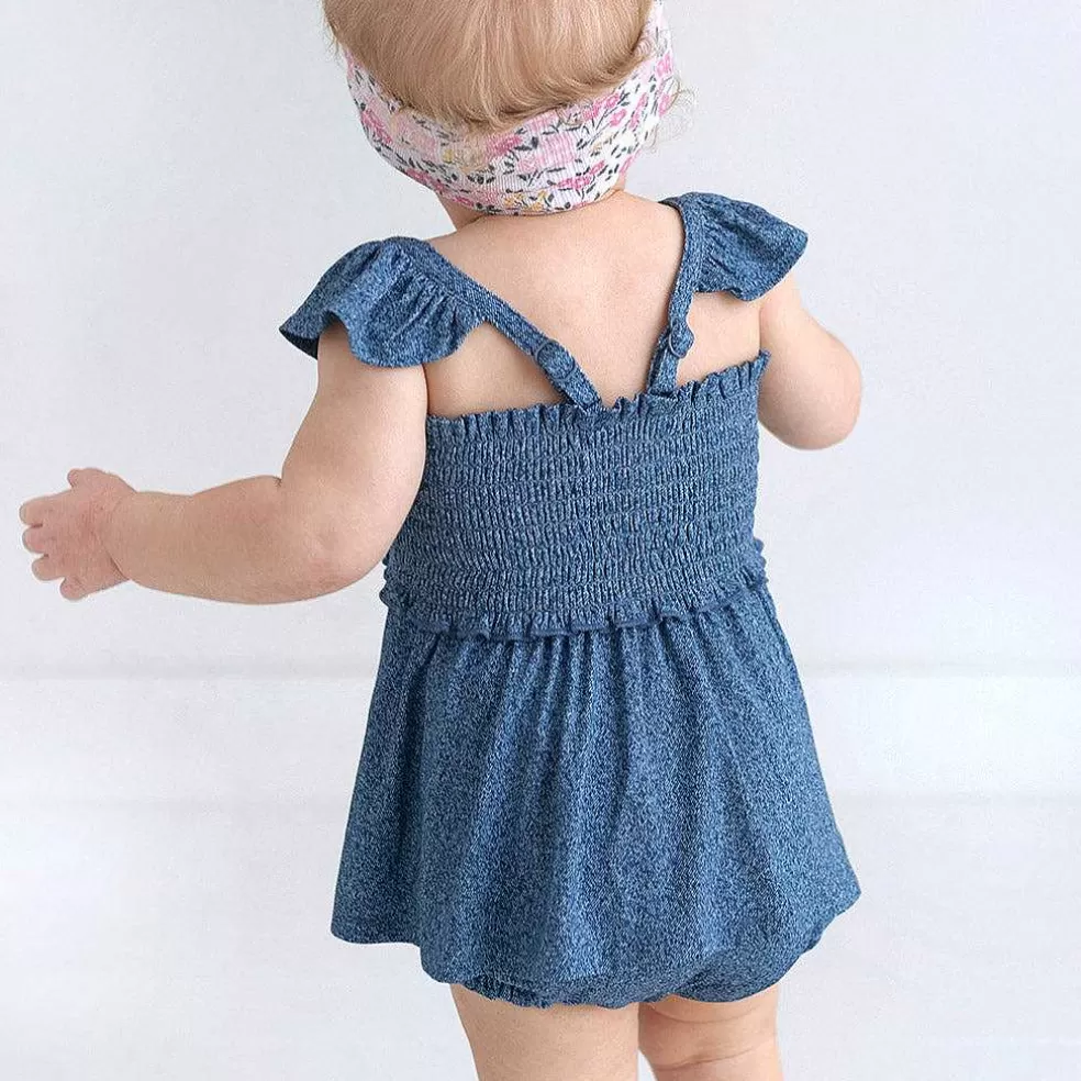 Posh Peanut Smocked Babydoll Bummie Set Best Sale