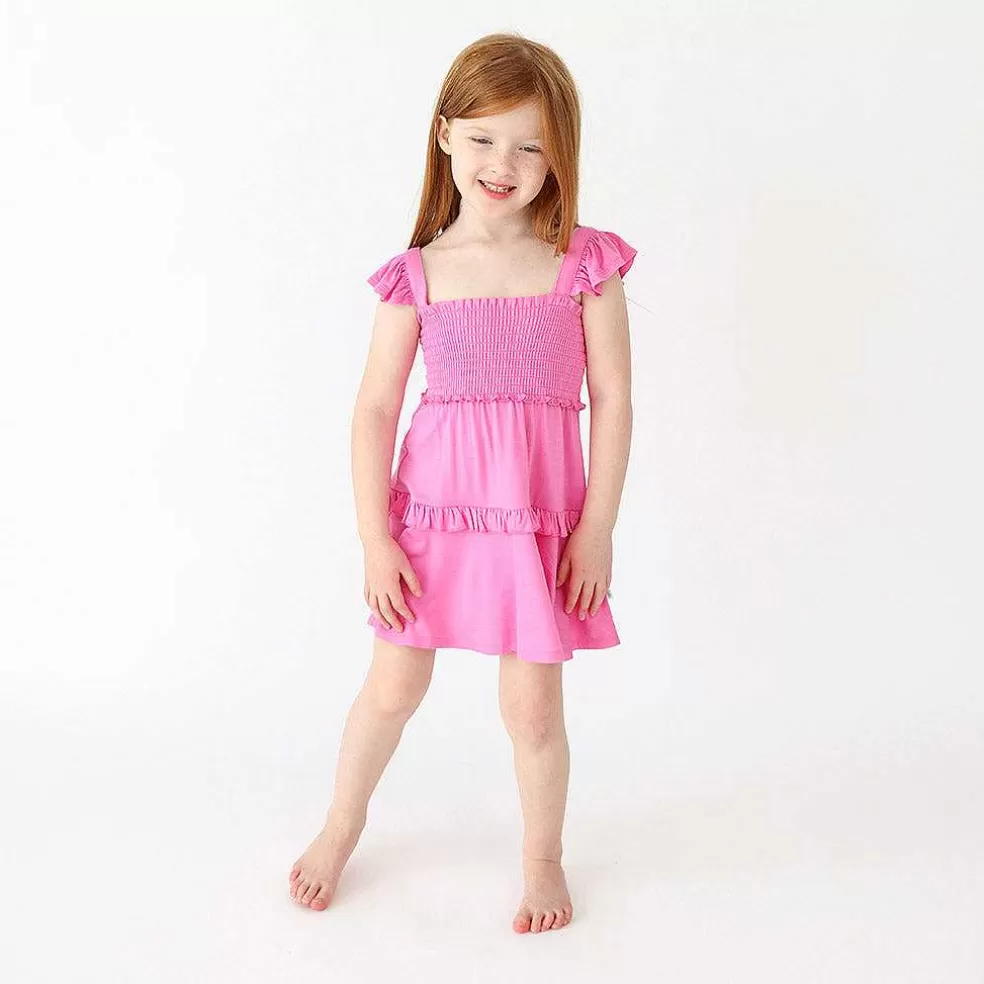 Posh Peanut Smocked Babydoll Dress Sale