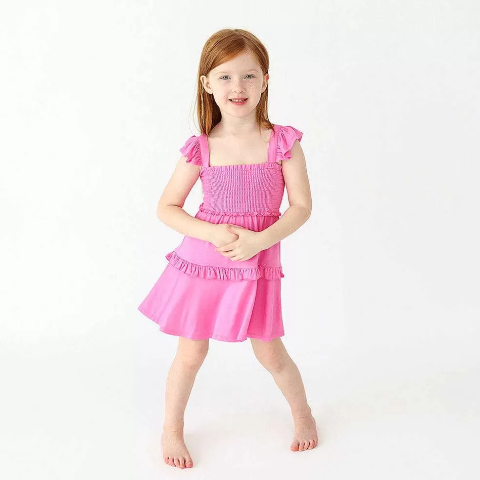 Posh Peanut Smocked Babydoll Dress Sale