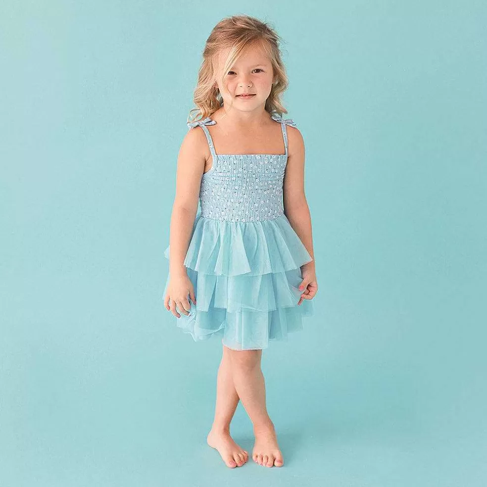 Posh Peanut Smocked Tulle Dress Outlet