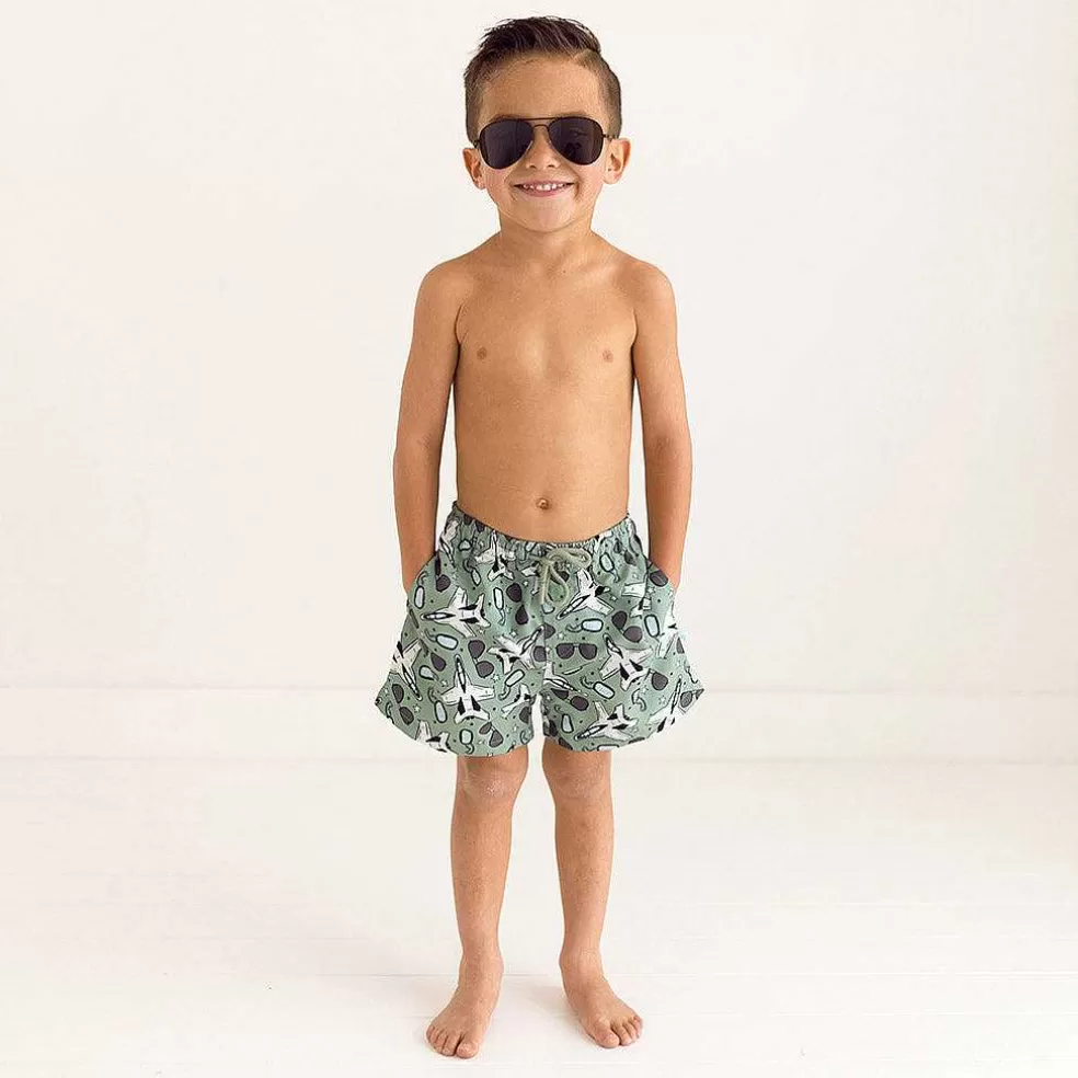 Posh Peanut Swim Trunks Cheap