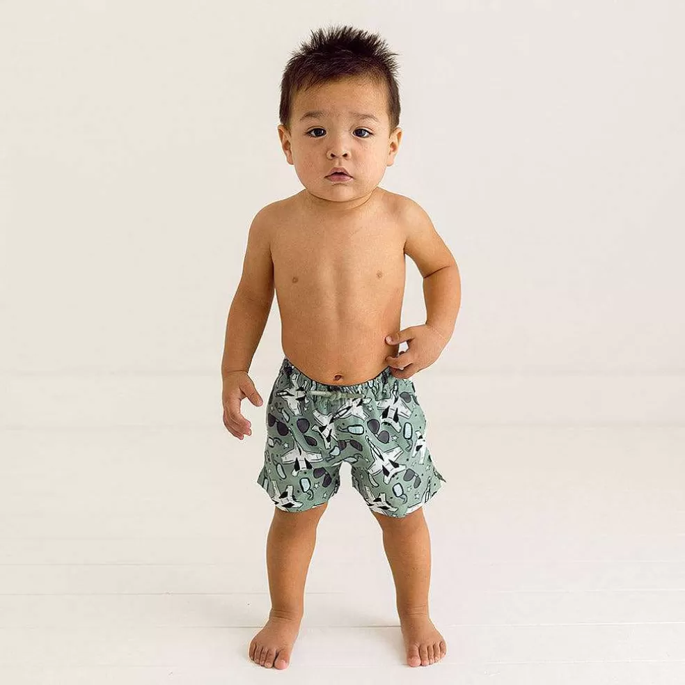 Posh Peanut Swim Trunks Cheap