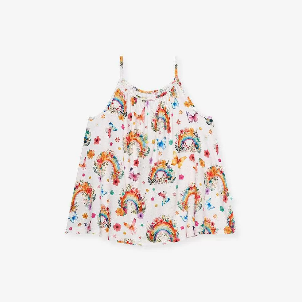 Posh Peanut Tank Ruffled Short Set Clearance