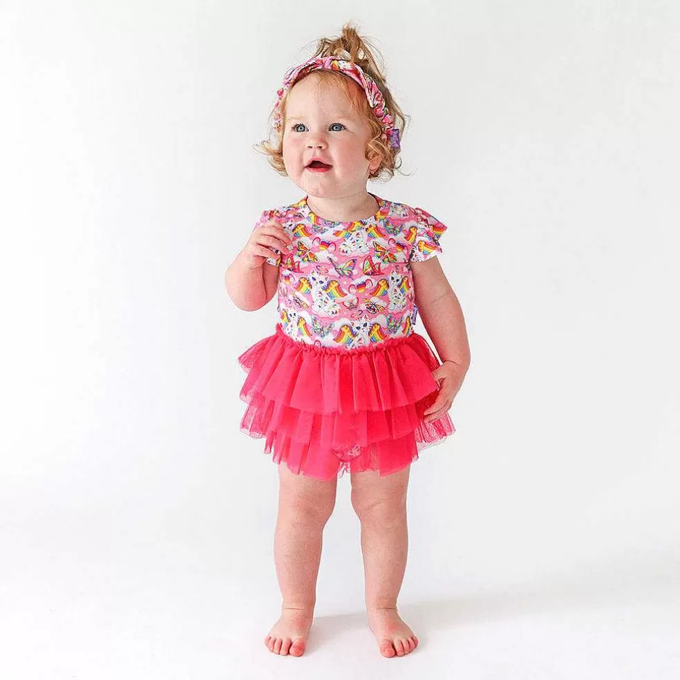 Posh Peanut Tulle Bodysuit Dress Outlet