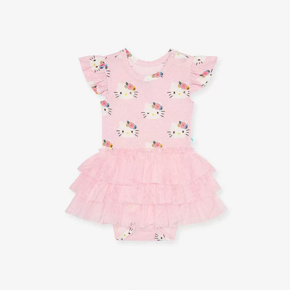 Posh Peanut Tulle Bodysuit Dress Best
