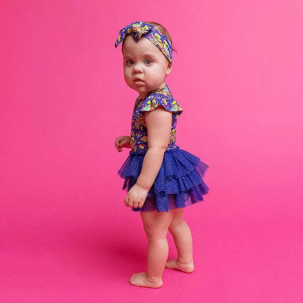 Posh Peanut Tulle Bodysuit Dress Sale