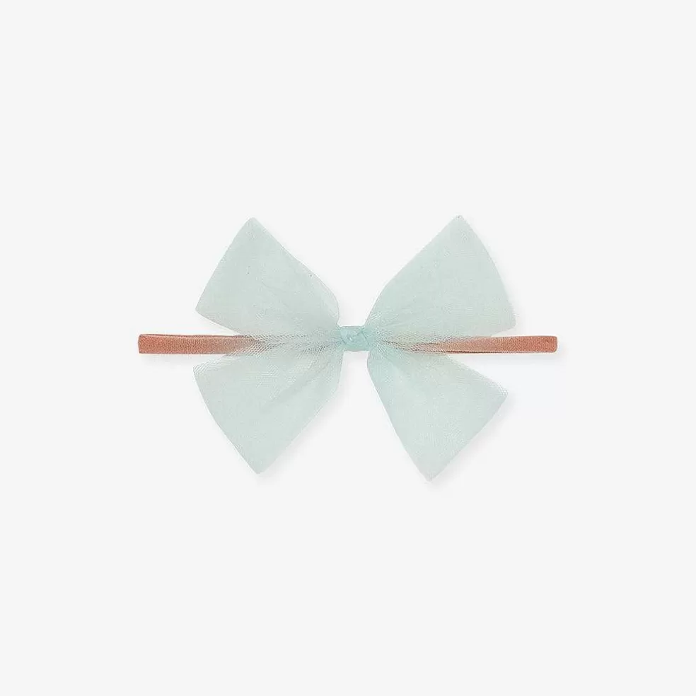 Posh Peanut Tulle Bow Nylon Headband Store