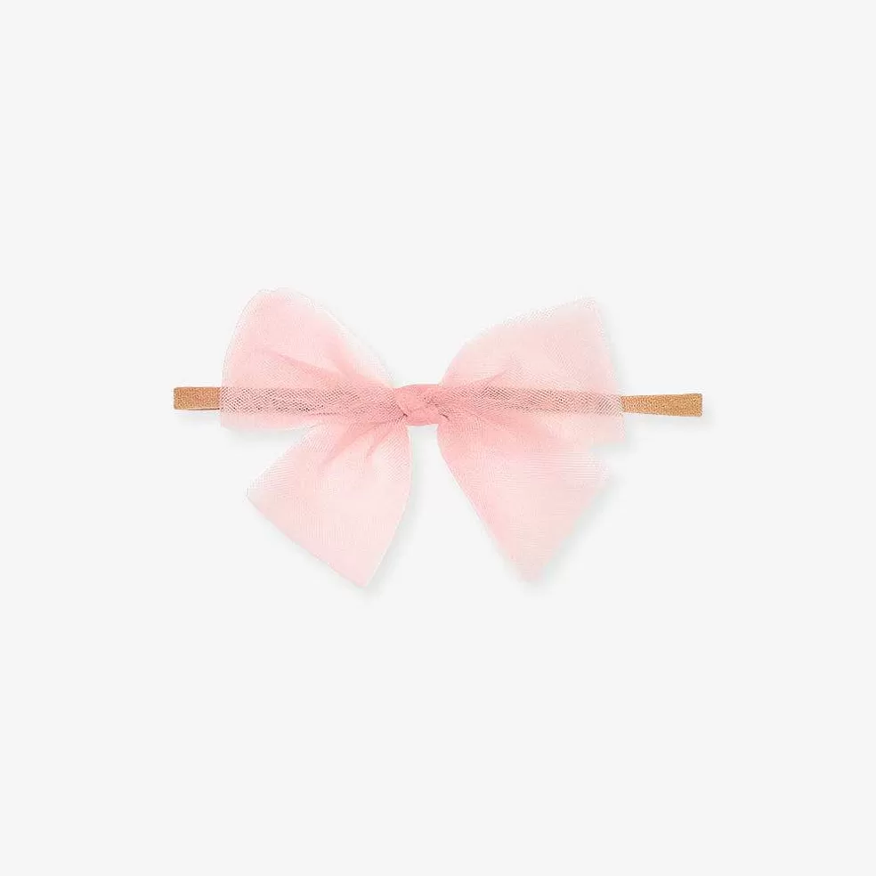 Posh Peanut Tulle Bow Nylon Headband Shop