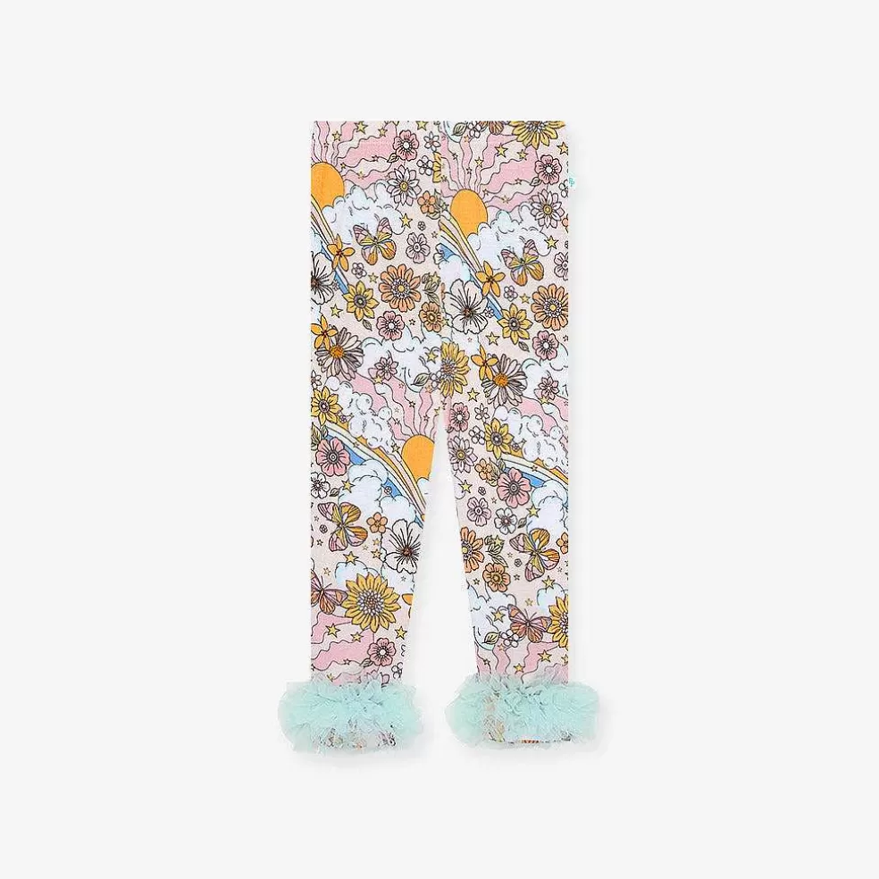 Posh Peanut Tulle Ruffled Leggings Online