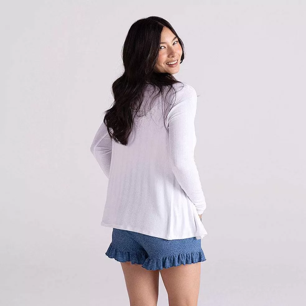 Posh Peanut Women'S French Terry Ruffled Shorts Store