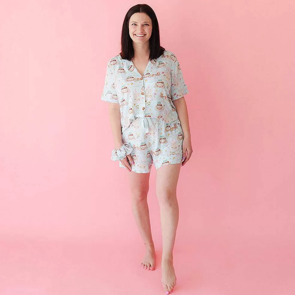 Posh Peanut Women'S Luxe Pajama Short Set Fashion